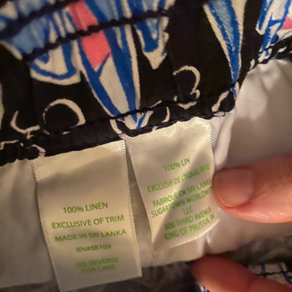 Lilly Pulitzer linen pants - Picture 4 of 4